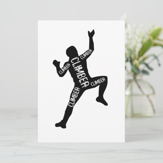 klimmer kaart (Staand voorkant)