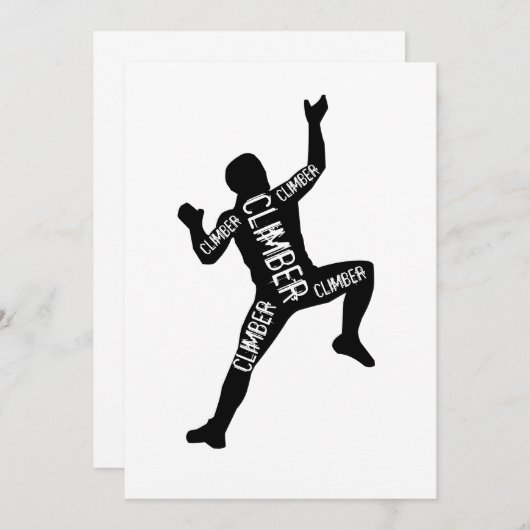 klimmer kaart (Voorkant / Achterkant)