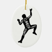 klimmer keramisch ornament (Voorkant)