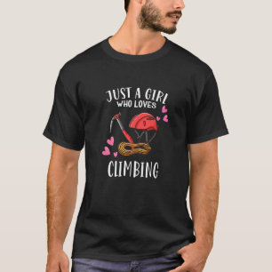 Klimmer klimmen gewoon een meisje dat houdt van kl t-shirt