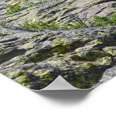 Klimmer nadert top van Devils Tower, Wyoming Poster (Hoek)