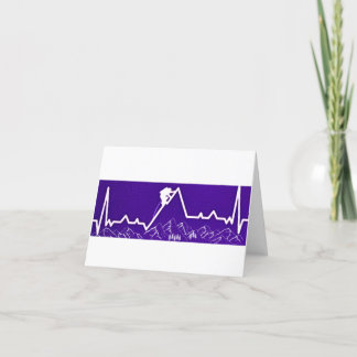 klimmer op het hart feestdagen kaart