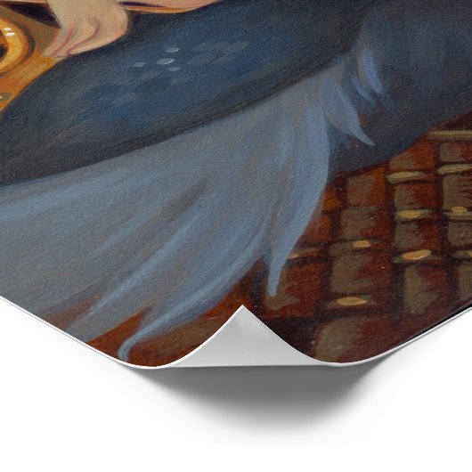 KLIMMER-PRINT-steampunk-faire urban Poster (Hoek)