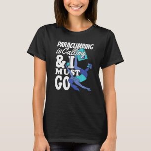 Klimmer Rotsklimmen Paraclimbing roept Boul T-shirt