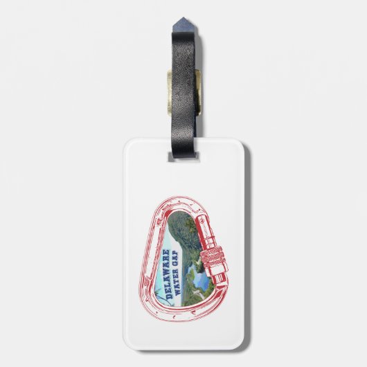 Klimmer van de waterloopbaan van Delaware Bagagelabel (Achterkant verticaal)