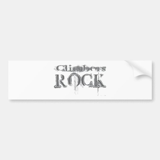 klimmers bumpersticker (Voorkant)
