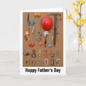 Klimmers Equipment groet voor papa Kaart (Gele Bloem)