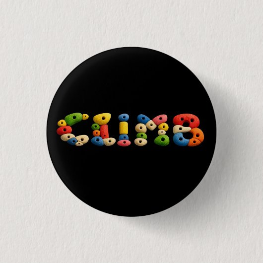Klimmuur klim grepen leuk ronde button 3,2 cm (Voorkant)