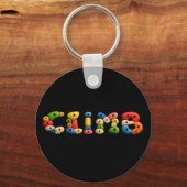 Klimmuur klim grepen leuk sleutelhanger (Voorkant)