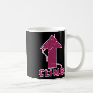 Klimmuur touw en quickdraws koffiemok