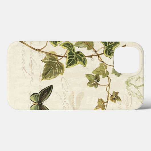 Klimop en Vlinders Case-Mate iPhone Case (Achterkant (horizontaal))