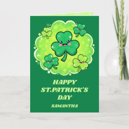 Klimop Glans St. Patrick's Dag Kaart