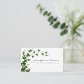 Klimop Plant Groene Blad Visitekaartje (Staand voorkant)