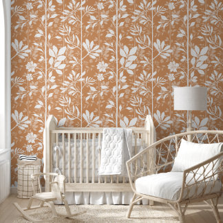 Klimop van Botanische Poëzie XL silhouet Behang