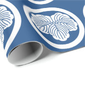 Klimopblad in cirkel cadeaupapier (Rol Hoek)