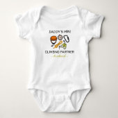 Klimpartner van pappa Cute Climber Romper (Voorkant)