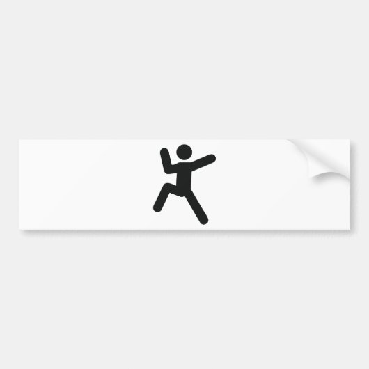 klimpictogram bumpersticker (Voorkant)