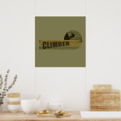 klimplaat klimliefhebber poster (Keuken)