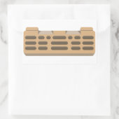 Klimplank voor hardsolderen rechthoekige sticker (Tas)