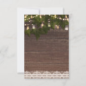 Klimplant & Lichtslingers Mason Jar Rustic Tafel N Kaart (Achterkant)