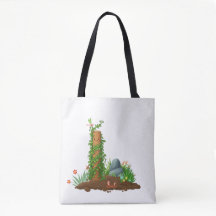 Klimplant Totem Boodschappentas met Zonnige Grappi