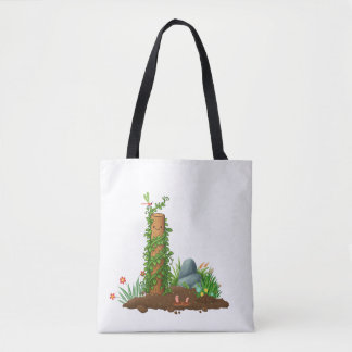 Klimplant Totem Boodschappentas met Zonnige Grappi Tote Bag