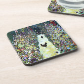 Klimpt Kickens in de tuin Bier Onderzetter (Linkerzijde)