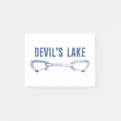Klimrekker voor Devil's Lake Post-it® Notes (Voorkant)