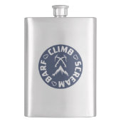 Klimschilfers en scheuren van ijs flacon (Voorkant)