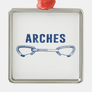 Klimstaartroep in het nationale park metalen ornament