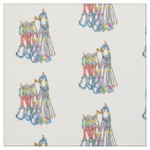 Klimsteenslag en -draden stof (Swatch)