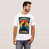 Klimster Kat T-shirt - Retro Avontuur (Voorkant volledig)