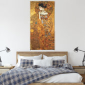 Klimt Adele Bloch-Bauer Gold Mosaic Painting Canva Canvas Afdruk (Insitu (Slaapkamer))