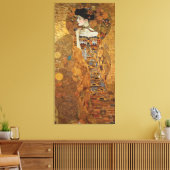 Klimt Adele Bloch-Bauer Gold Mosaic Painting Canva Canvas Afdruk (Insitu (Woonkamer))