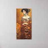 Klimt Adele Bloch-Bauer Gold Mosaic Painting Canva Canvas Afdruk (Voorkant)