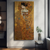 Klimt Adele Bloch-Bauer Gold Mosaic Painting Canva Canvas Afdruk