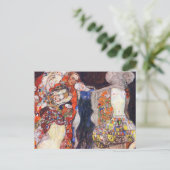 Klimt Adorn de bruid met een sluier en spier Briefkaart (Staand voorkant)