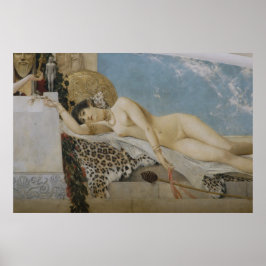 Klimt: Altaar van Dionysos (detail), 1886-1887 Poster