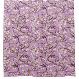 Klimt, amandelboom, kunst, schilderen, Gustav Klim Douchegordijn