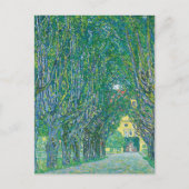 Klimt-Avenue in het park van Schloss Kamme Fine Ar Briefkaart (Voorkant)