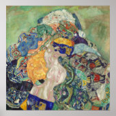 Klimt - Baby Cradle 1896 Poster (Voorkant)