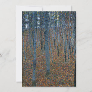 Klimt Beech Grove I Bos Landschap Kunst Feestdagenkaart