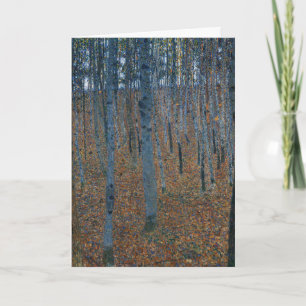 Klimt Beech Grove I Bos Landschap Kunst Kaart