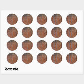 Klimt Beechwood-Bos Ronde Sticker (Vel)