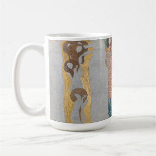 Klimt Beethoven-fries engelen kus kunstdruk Koffiemok