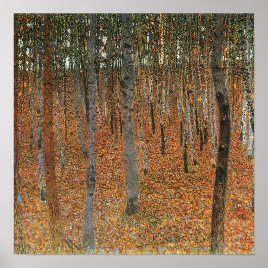 Klimt - Beukenbos 1902 Poster (Voorkant)