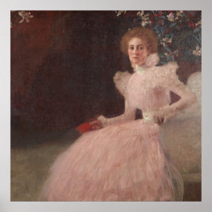 Klimt Bloeiende Meadow Bloemen Landschap Print