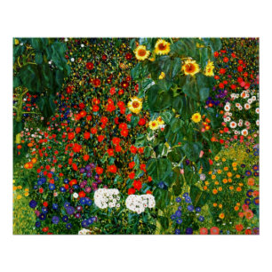 Klimt: Bloementuin Muismat Perfect Poster