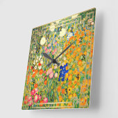 Klimt - Bloemtuin, Vierkante Klok (Hoek)