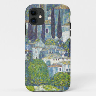 Klimt blue cityscape Case-Mate iPhone case